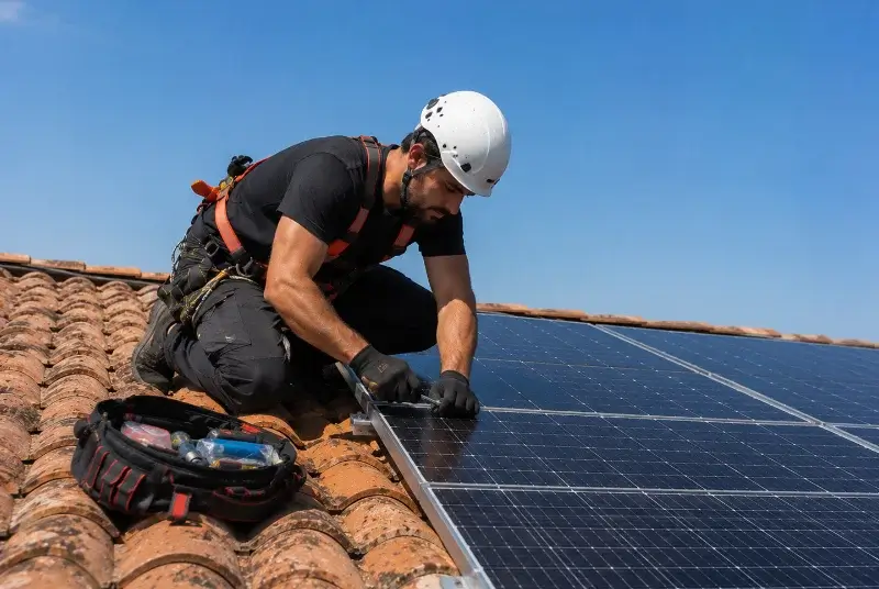 Maintenance et monitoring de panneaux solaires à Camphin-en-Carembault